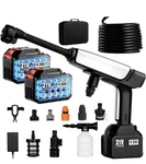 21V Cordless Portable Pressure Washer 1250 Psi Kit Battery, Nozzle, Soap Bottle. Fixed Price $60.00.