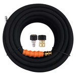 3/8" 75FT Quick Connect Power Pressure Washer Hose 4800PSI Steel Wire Braided. Fixed Price $99.40.