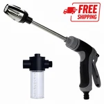 Car Snow Foam Washer Gun High Pressure Soap Sprayer Garden Hose Tool. Fixed Price $13.79.