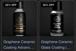 Combo Deal - Adams Advanced Graphene Coating 60ML & Glass Ceramic. Fixed Price $72.50.