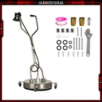 20" Pressure Washer Surface Cleaner 4500PSI Power Dual Handle With Wheel. Fixed Price $194.08.