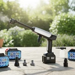 Cordless Portable Pressure Washer 1250 Psi Power, Dual Batteries & 6-IN-1 N.... Fixed Price $172.99.
