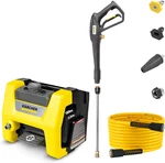 Rcher Pressure Washer K1800PS Cube, Ceta Certified, 3 Spray Nozzles, Detergent. Fixed Price $202.39.