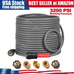 3200 Psi Flexible Pressure Washer Hose 1/4" M22 Adapters 2.5 Gpm. Fixed Price $32.99.