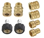 Universal Pressure Washer Quick Connect Adapter Set, M22-14MM To 3/8" D.... Fixed Price $34.23.