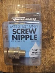 Forney 75115 Pressure Washer Accessories, Male Screw Nipple, M22M To 1/4" Mnpt. Fixed Price $8.95.
