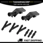 Windshield Washer Nozzle With Hose Connector For Honda NO.76810TP6A01 1SET. Fixed Price $12.37.