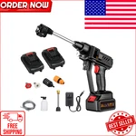 Aumotop Cordless Portable Pressure Washer, 6 In 1 Nozzle Electric High Power. Fixed Price $117.99.