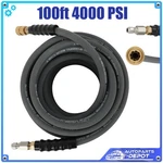 3/8" 100FT Pressure Washer Hose 4000PSI Non-marking Gray With Couplers. Fixed Price $95.89.
