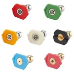 Raincovo Pressure Washer Nozzles Tips Set, 5 Degrees With Orifice 3.0. Fixed Price $15.99.