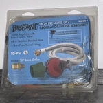 Bayou Classic MSHPR-1 High Pressure Lpg Regulator Hose Stainless Steel 48". Fixed Price $20.00.