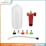 Heavy Duty Foam Cannon Professional Car Pressure Washer 1/4" 5 Nozzle Tips. Fixed Price $18.70.