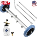 Pressure Washer Undercarriage Cleaner, 16 Inch With Chemical Injector Bottle. Fixed Price $81.19.