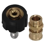 Brass M22 To 1/4" Adapter Quick Connect For Pressure Washer Gun 5000PSI 2PACK. Fixed Price $15.94.