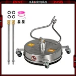 13.7" Pressure Washer Surface Cleaner W/ 4 Wheels Stainless Steel Brand New. Fixed Price $75.99.