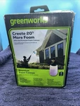 Greenworks Premium Pressure Washer Foam Cannon Spray Wand. Fixed Price $17.95.