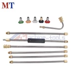 High Pressure 4000PSI Washer Extension Wand Set 5 Cleaner Nozzle Hose Kit. Fixed Price $20.69.
