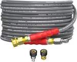 Heliwoo 25FT 1/4" Pressure Washer Hose 4200PSI Flexible Wire Power. Fixed Price $42.86.