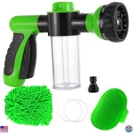 Kamirola 8-IN-1 High Pressure Foam Gun & Hose Nozzle For Car Wash, Lawn, Pets. Fixed Price $36.46.