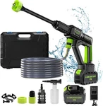Cordless Pressure Washer, 6-IN-1 Nozzle Portable Handheld Power Brushless. Fixed Price $67.64.