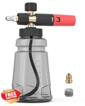 Dancingboar Foam Cannon Pressure Washer 1/4" Quick Connect Car Soap Spra.... Fixed Price $68.99.