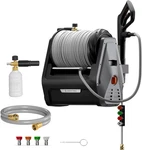 Giraffe Tools Grandfalls Retractable Wall Mount Pressure Washer Plus, Max 2900PS. Fixed Price $400.39.