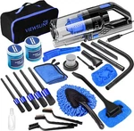 Viewsun Car Cleaning Kit With Vacuum, Brushes, Windshield Tool & Gel. Fixed Price $44.13.