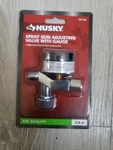 Husky Spray Gun 1/4 Adjusting Valve With Gauge 192 554. Fixed Price $11.89.