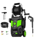 Decoktool Electric Pressure Washer, 1500PSI Max, 20FT Hose & Reel, Foam Canon. Fixed Price $33.99.