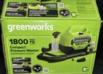 Greenworks 1800-PSI 1.2-GPM Cold Water Electric Pressure Washer With Spray Tip. Fixed Price $80.00.