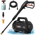 Senix 13 Amp Electric Pressure Washer - 1700 Psi, 1.2 Gpm, Compact With Foam Can. Fixed Price $199.14.