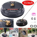15" Pressure Washer Surface Cleaner Power Attachment With Extension Wands. Fixed Price $39.98.