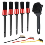Pulwury 9PCS Detailing Brush Set,interior Cleaning Black, Red, Yellow. Fixed Price $9.99.