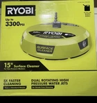 Ryobi 15 In. 3300 Psi Surface Cleaner For Gas Pressure Washer. Fixed Price $58.50.