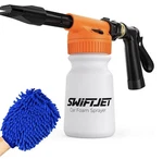 Swiftjet Car Wash Foam Gun + Microfiber Mitt - Sprayer. Fixed Price $38.99.