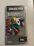 Black Max 5 Piece Pressure Washer Nozzle Kit. Fixed Price $20.00.