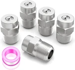 25 Degree Surface Cleaner Tips, 1/4 Inch Npt Male, 2.5 Orifice, 4000 Psi Threade. Fixed Price $21.95.