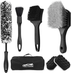 7PCS Car Wheel Kit, Tire Brush, Cleaner Soft-bristled Rim. Fixed Price $39.99.
