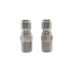 Flylock Stainless Steel Pressure Washer Coupler,quick Connect PLUG,3/8 Inch M.... Fixed Price $17.00.