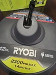 Ryobi 12IN 2300 Psi Pressure Washer Surface Cleaner Patio Driveway Concrete. Fixed Price $17.99.