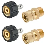 Pressure Washer Quick Connect Fittings M22 14MM To 1/4 Inch. Fixed Price $24.30.