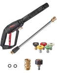 Pressure Washer Gun With Power Extension Wand 4000PSI, 5 Sprayer Nozzle .... Fixed Price $34.99.
