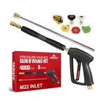 Yamatic Pressure Washer Gun Wand With 5 Spray Nozzles, M22-14MM... Fast Ship. Fixed Price $68.67.