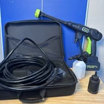 Mimyth Cordless Compact Pressure Washer Kit Black Green With Hose Spray Gun. Fixed Price $40.00.