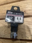 Northstar, 1/4" Pressure Washer Spray Nozzle Size 6.5, 15 Degree. Fixed Price $15.99.