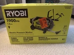 Ryobi RY1419MT 1900 Psi 1.2 Gpm Corded Electric Pressure Washer, Wheeled. Fixed Price $110.00.