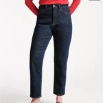 Frances Valentine Mom Jean Dark Wash High Rise Straight Leg Xo Sz 12. Fixed Price $72.00.