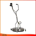 24" Pressure Washer Surface Cleaner With Handle & Spinner Wheels 8GPM. Fixed Price $232.74.