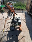 Generac 2800 Psi Gas Cold Water Pressure Washer W/ Wheels, Hose, Spray Wand. Fixed Price $130.00.