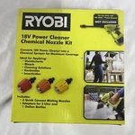 Ryobi Ezclean Power Cleaner Chemical Nozzle Kit Pressure Washer Accessories 7PC. Fixed Price $24.99.